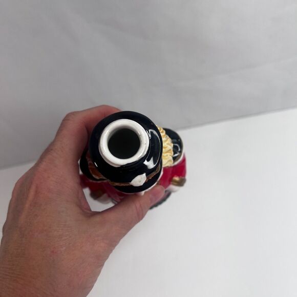 Nutcracker Ceramic Soap Dispenser Pump Christmas Holiday Decor 6.5" - Picture 4 of 8